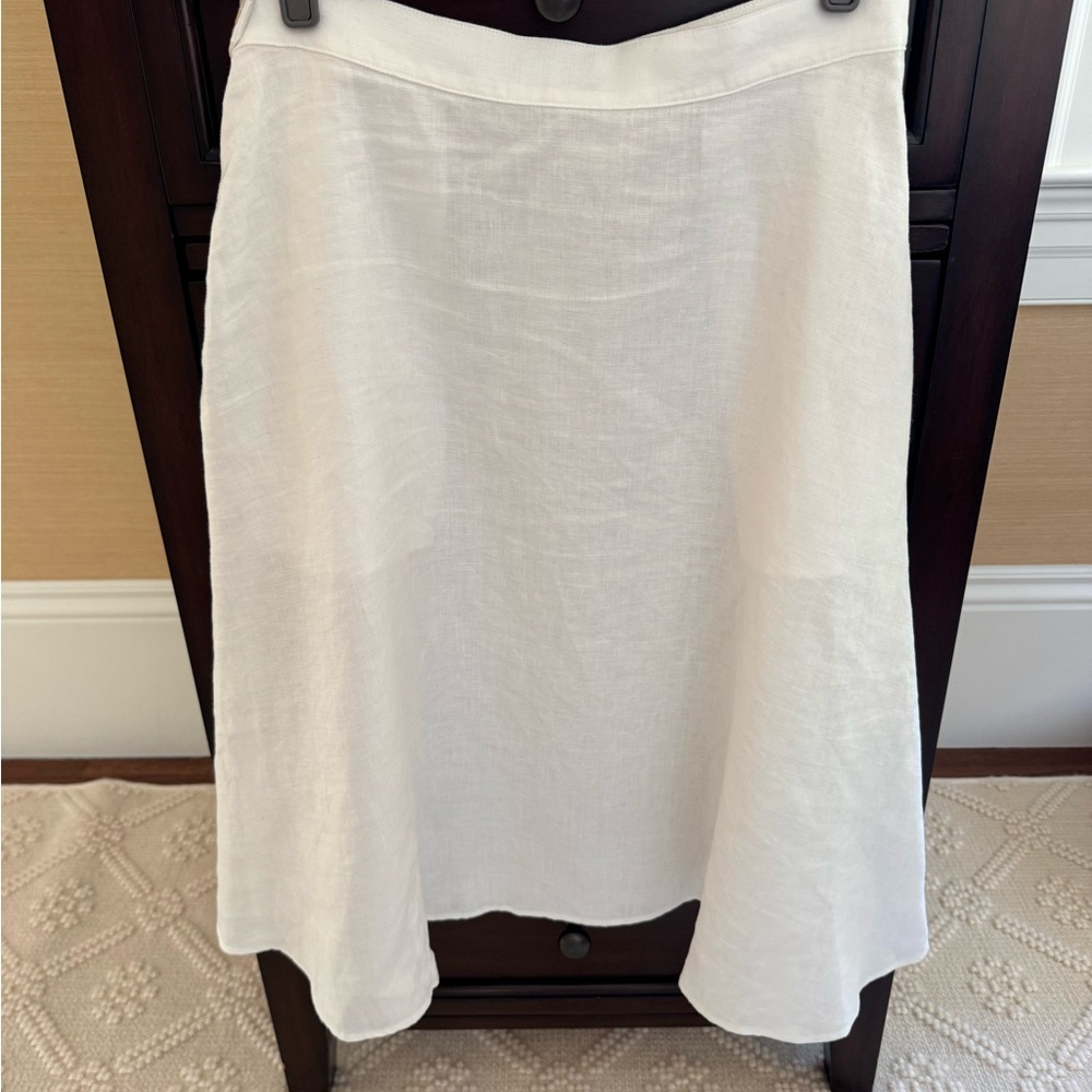 Ralph Lauren Elegant Erica Linen Skirt